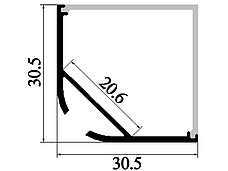 3069076124 w228 h230 alyuminievyj anodirovannyj profil