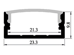 3069076150 w294 h230 alyuminievyj anodirovannyj profil