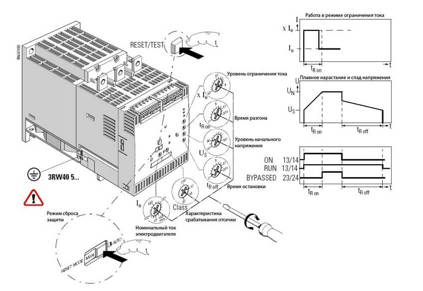 montazh upp siemens 3rw40