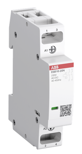 1SBE111111R0620 Контактор ABB ESB16-20N-06, 16А 2НО, 230V АС/DC