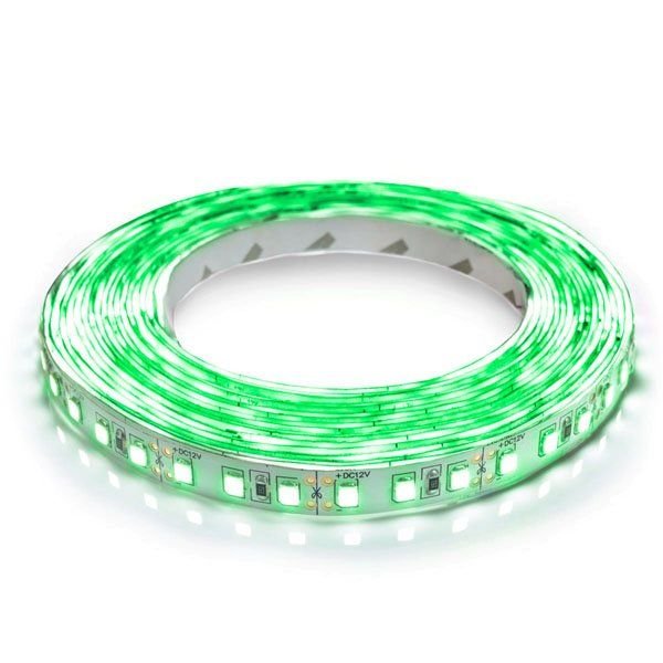 LED стрічка 12В ST-12-2835-120-G-20 9Вт 560Лм Зелений IP20 8мм 15100