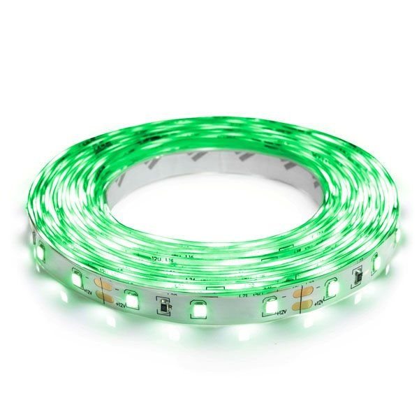 LED стрічка 12В ST-12-2835-60-G-20 4,8Вт 300Лм Зелений IP20 8мм 15098