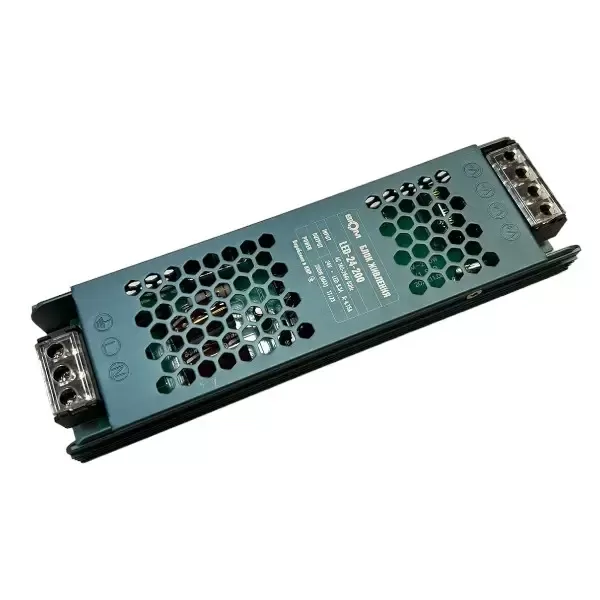 Блок живлення 24В 200Вт LED-24-200 8,3А IP20 Slim перфорований