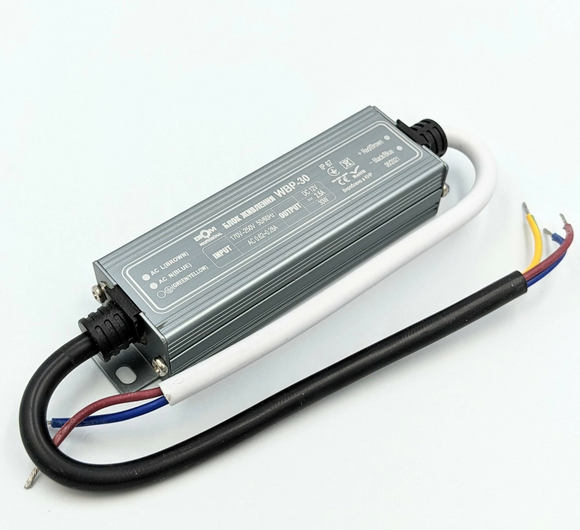 Блок живлення 12В 30Вт WBP-30-12 2,5А герметичний
