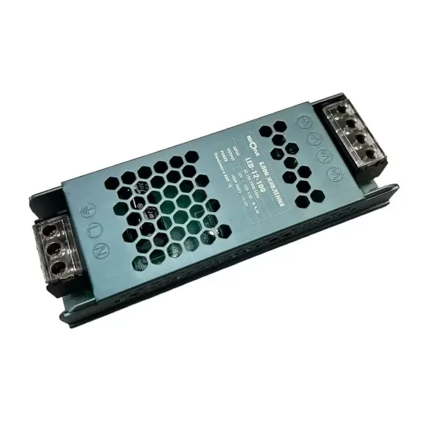 Блок живлення 12В 100Вт LED-12-100 8,3А IP20 Slim перфорований