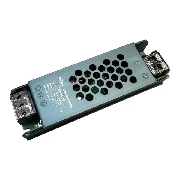 Блок живлення 24В 60Вт LED-24-60 2,5А IP20 Slim перфорований
