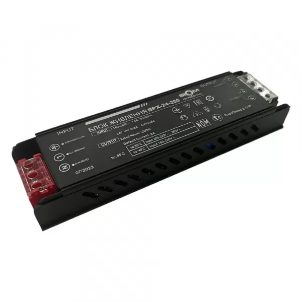 Блок живлення 24В 200Вт BPX-24-200 8А IP20 Slim