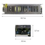 Блок живлення 12В 120Вт 10А STR-120-12 IP20 Slim перфорований 11671