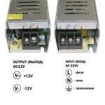 Блок живлення 12В 120Вт 10А STR-120-12 IP20 Slim перфорований 11671