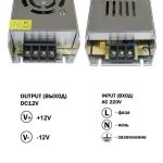 Блок живлення 12В 360Вт 30А STR-360-12 IP20 Slim перфорований 11675
