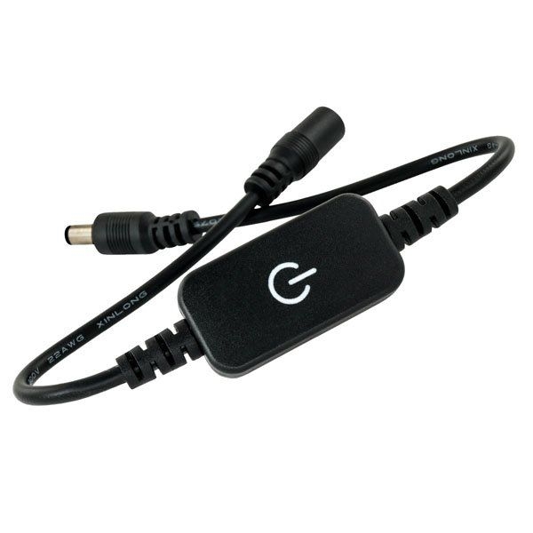 Димер OEM 6A M-T72 Touch Black 72Вт 1 кнопка на корпусі 12285