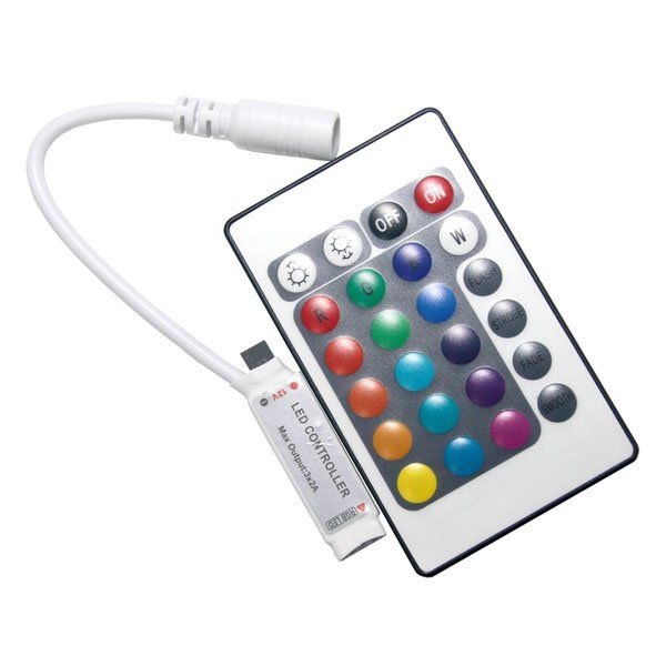 Контролер RGB OEM 6А-IR-24-MINI інфрачервоний пульт 24 кнопки 803