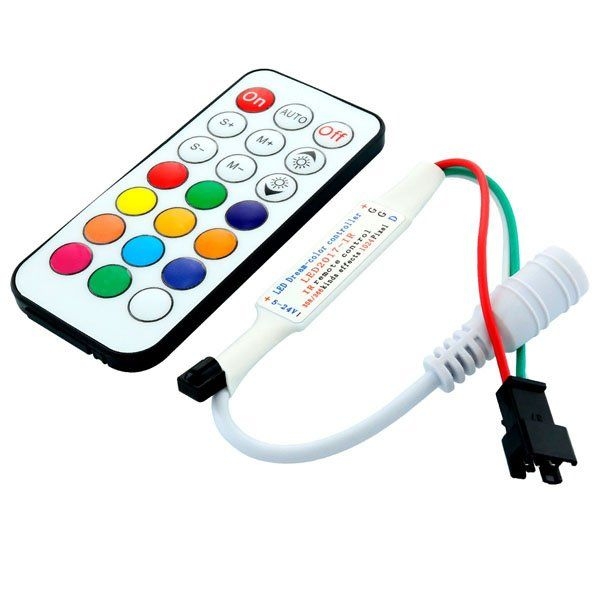 Контролер SPI OEM Dream Color IR max 500pcs ІЧ пульт 21 кнопка 12216