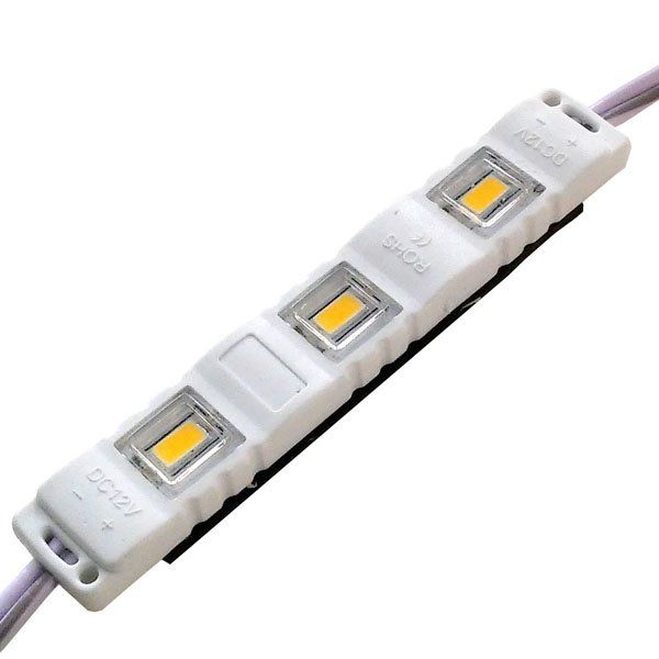 LED модуль BRT M2 5630-3 WW 1,5Вт 3000K 12В IP65 Білий Теплий 1338