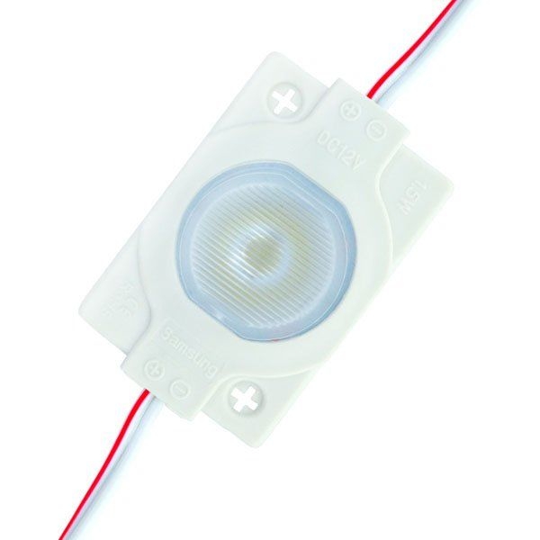 LED модуль BRT XG5 3030-1 led W 1.5Вт 12В 6000K лінза бочка 12221