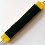 LED модуль BRT M2 5630-3 led Y 1,5Вт, 12В IP65 Жовтий лінзи 1339
