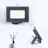 Світлодіодний прожектор BIOM 20Вт S5-SMD-20-Slim 6200К 220В IP65
