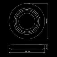 Світильник LED Biom SMART SML-R11-50/2 3000-6000K 50Вт з пультом
