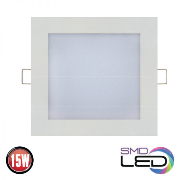 LED світильник врізний HOROZ SLIM/Sq-15 15Вт 4200К квадратний