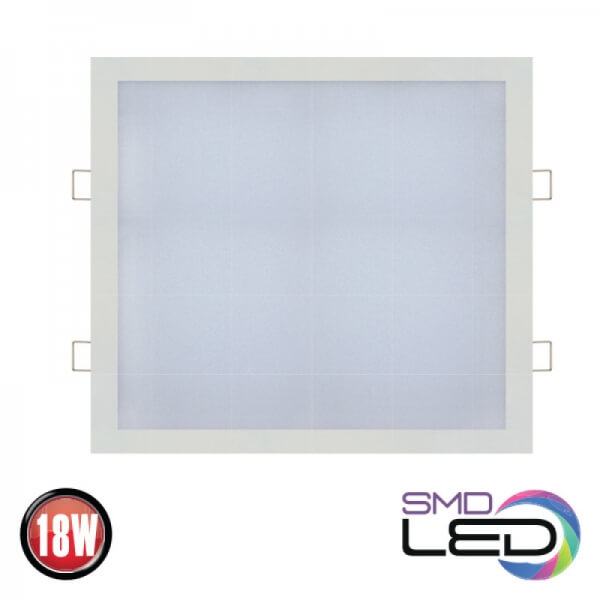 LED світильник врізний HOROZ SLIM/Sq-18 18Вт 4200К квадратний