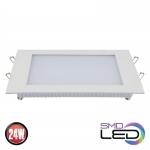 LED світильник врізний HOROZ SLIM/Sq-24 24Вт 4200К квадратний