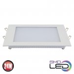 LED світильник врізний HOROZ SLIM/Sq-24 24Вт 6400К квадратний