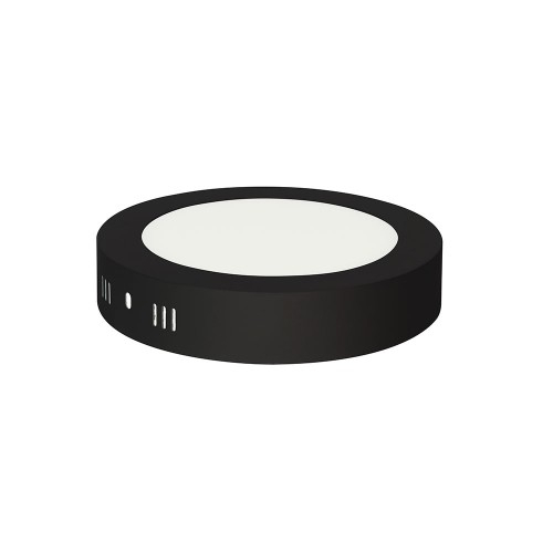 LED світильник HOROZ CAROLINE-12 12Вт 6400K круглий Чорний