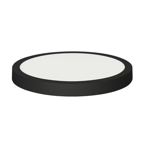 LED світильник HOROZ CAROLINE-28 28Вт 6400К круглий Чорний