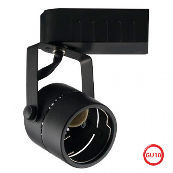 LED світильник трековий DAKAR MR16 GU10 220В Чорний круглий