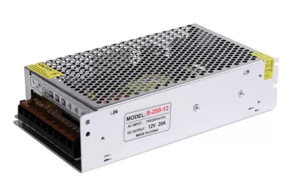 Блок живлення 12В LEDTech S-240-12 20А 240Вт перфорований