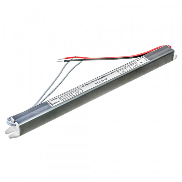 Led блок живлення 12В SLIM MTK-24-12 24Bт 2А IP20