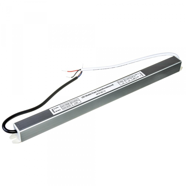Led блок живлення 12В SLIM MTK-60-12 60Bт 5А IP20