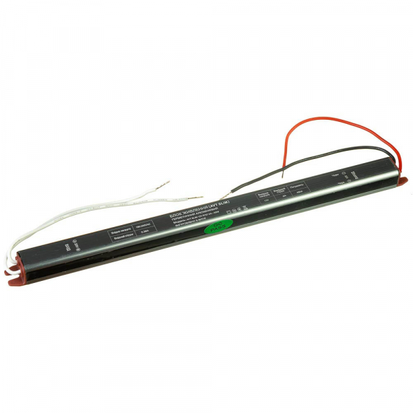 Блок живлення вузький з клемами 4А 48Вт IP67 AVT SLIM