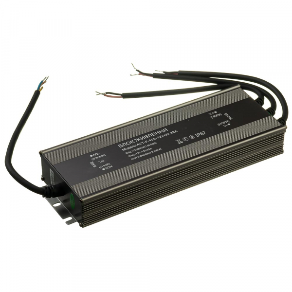 Led блок живлення 12В NEW AVT вологозахист IP65 33,3А - 400Вт