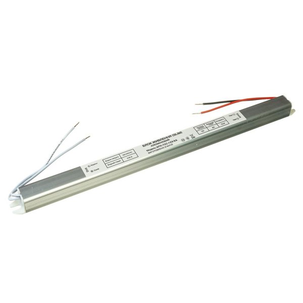 Led блок живлення 12В SLIM MTK-72-12 72Bт 6А IP20