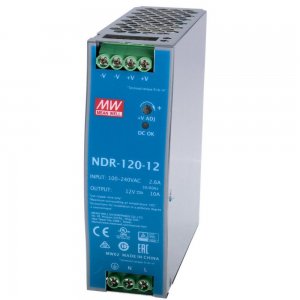 Блок живлення 12В 120Вт 10A IP20 NDR-120-12 на DIN-рейку