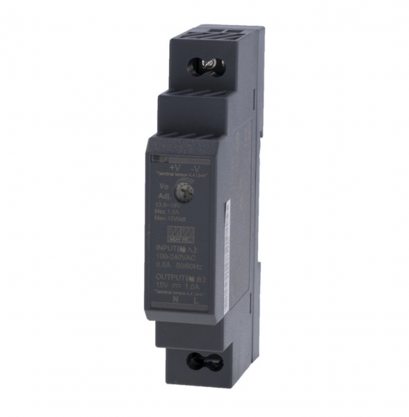 Блок живлення HDR-15-15 15Вт 15В 1A IP20 на DIN-рейку