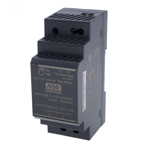 Блок живлення HDR-30-15 30Вт 15В 2A IP20 на DIN-рейку