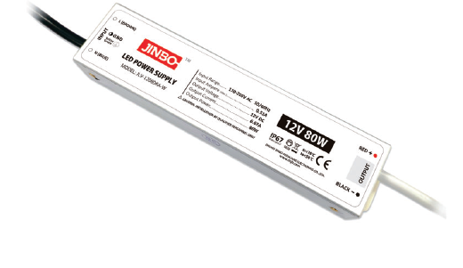 Блок живлення 24В 80Вт 3,33А JLV-24080KA-W IP67 метал