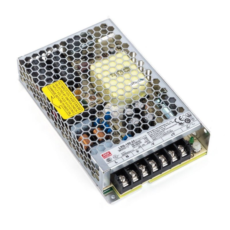 Блок живлення 24В 150Вт 6,5A IP20 LRS-150-24 перфорований