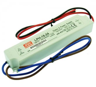 Блок живлення 24В 18Вт 0,75А IP67 LPH-18-24 пластиковий герметичний
