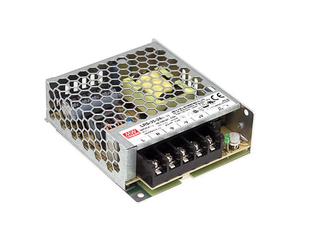 Блок живлення 24В 35Вт 1,5А IP20 LRS-35-24 перфорований