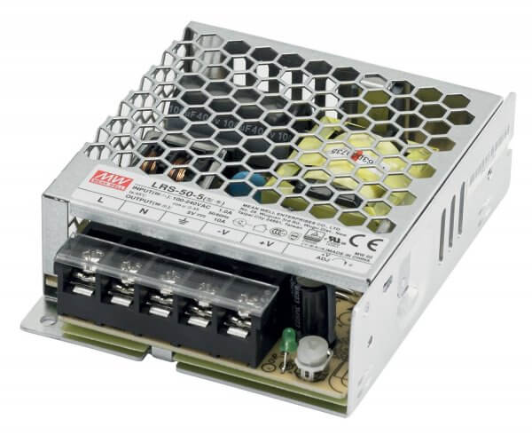 Блок живлення 5В 50Вт 10A IP20 LRS-50-5 перфорований