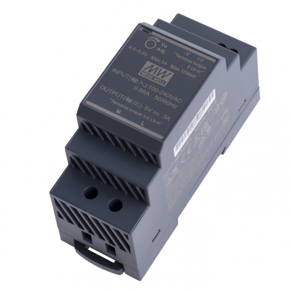 Блок живлення HDR-30-5 15Вт 5В 3A IP20 на DIN-рейку