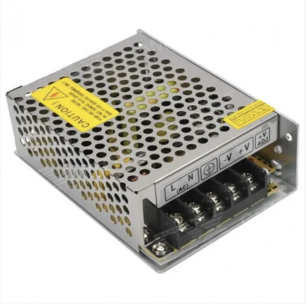 Блок живлення 5В LEDTech S-25-5 5А 25Вт перфорований