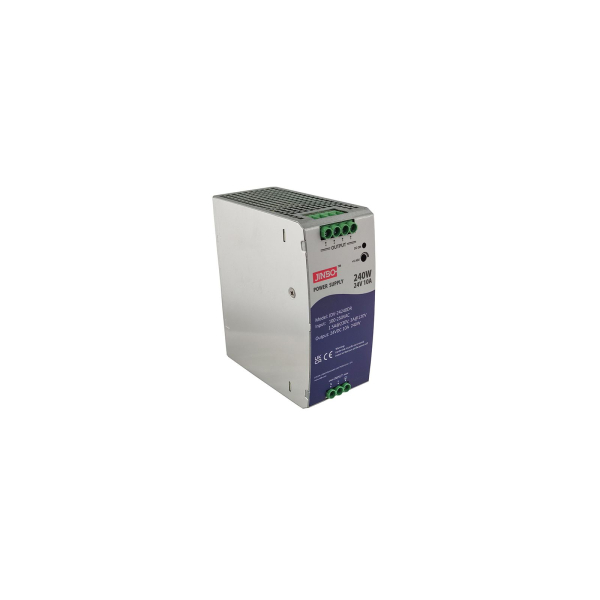 Блок живлення 12В 240Вт 20А JDV-12240DR JINBO IP33 на DIN рейку