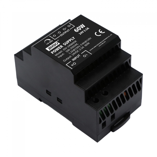 Блок живлення 24В 60Вт 2,5A JDV-24060DR IP33 на DIN-рейку