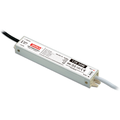 Блок живлення JINBO JLV-12030KA-W 30Вт 12В IP67 2,5A метал