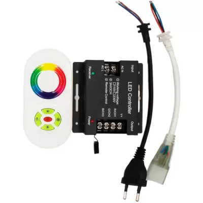 Контролер 220В для NEON RGB 10х20мм - AC-6 1500Вт RF 28K