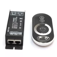 Димер сенсорний LEDTech SZ100 RF 25A 300Вт RF 12-24В Чорний пульт